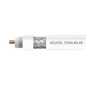 Кабель VEGATEL 8D-FB (Titan, белый) фри 3