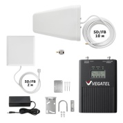 VEGATEL VT3-900L-kit (дом, LED) очень мощный усилитель сотовой связи фри 3