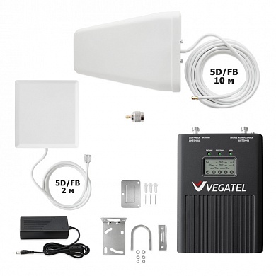 VEGATEL VT3-900L-kit (дом, LED) очень мощный усилитель сотовой связи фри 4