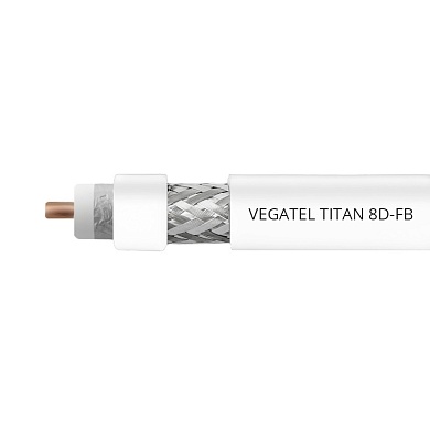 Кабельная сборка 8D/FB (Titan, белый) (N-male - N-male) фри 4