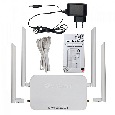Роутер 4G VEGATEL VR6 Wi-Fi-2,4/5 (SMA) фри 4
