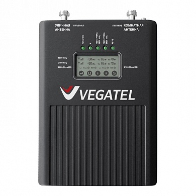 Репитер VEGATEL VT2-1800/3G (LED) для усиления сотовой связи и мобильного 3G интернета фри 4