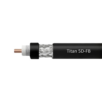 Кабельная сборка 5D/FB (Titan, черный) (N-female - SMA-male) фри 4